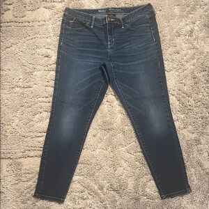 Mossimo Supply Co. Dark Blue Skinny Jeggings
